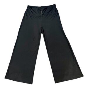 Arolina Women's Stretch Black Slinky Wide Leg High Waist Pull On Size Plus 3X